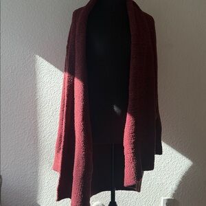 Barefoot Dreams Rich Burgundy Cardigan